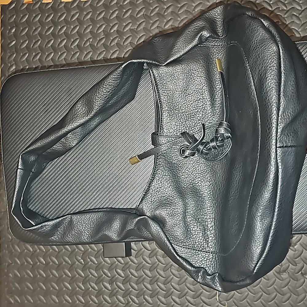 Black handbag